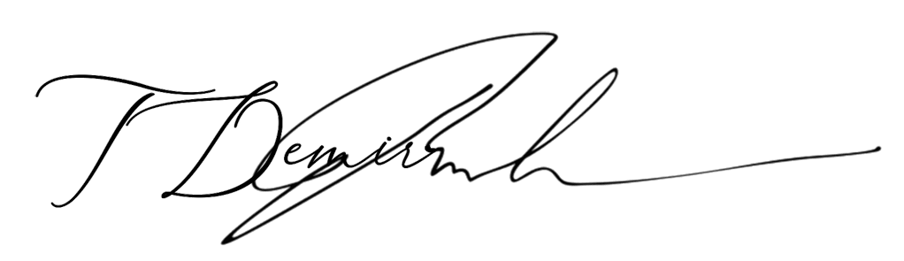 Signature of Taha Demir